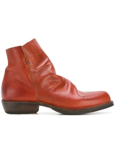 Fiorentini + Baker Chill Ankle Boots In Yellow