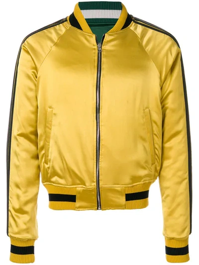 Amiri Reversible Track Jacket In Yellow