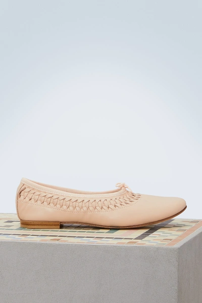 Repetto Iman Ballet Pumps In Bambino (nude)