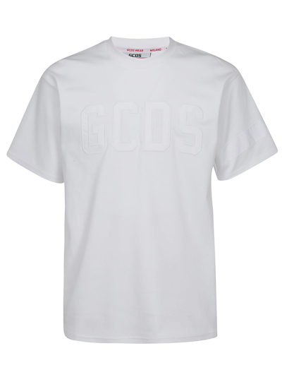 Gcds Logo T-shirt In White