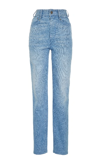 Brandon Maxwell High-rise Skinny Jeans In Blue