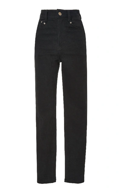 Brandon Maxwell High-waist Skinny Jeans In Black