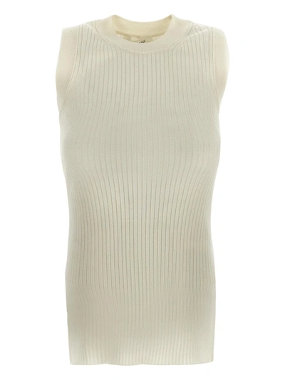 Sportmax Nido Knit Top In Ivory