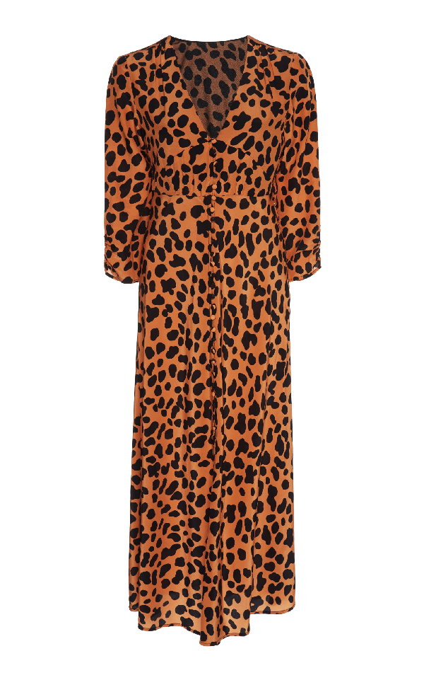 rixo katie leopard dress