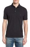 Rodd & Gunn Hampstead Contrast Trim Pique Polo In Gunpowder