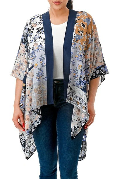 Marcus Adler Floral Duster In Blue