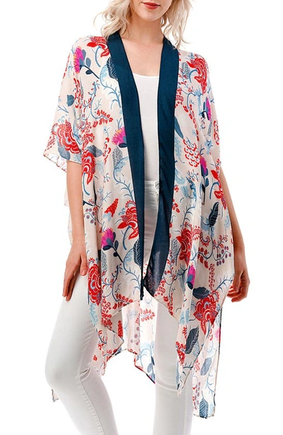 Marcus Adler Floral Duster In Blue