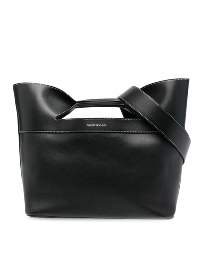 Alexander Mcqueen The Bow Small Bag In Black