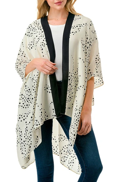 Marcus Adler Polka Dot Duster In Ivory