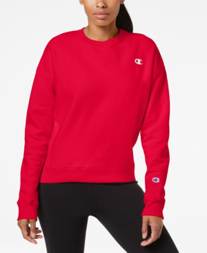 Fleece Sweatshirt In Red Spark 