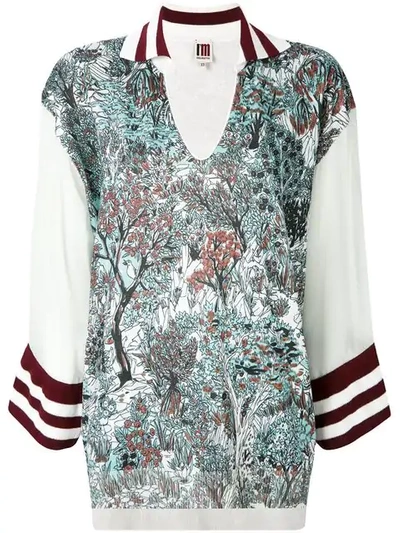 I'm Isola Marras Floral Contrast Top
