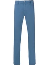 Jacob Cohen Straight Leg Trousers In Blue