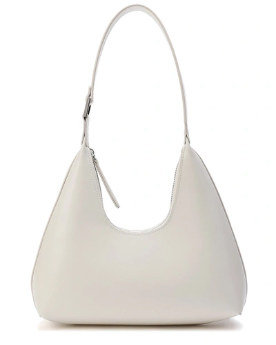 Tiffany & Fred Soft Leather Shoulder Bag In White
