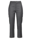 Dondup Woman Pants Grey Size 30 Virgin Wool, Elastane