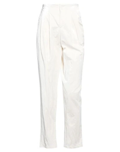 Jijil Woman Pants Ivory Size 8 Viscose, Polyamide, Cotton, Wool, Cashmere In White