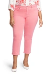 Nydj Marilyn Ankle Straight Leg Jeans In Pink Punch