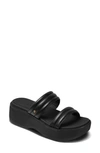 Reef Lofty Lux Hi Platform Slide Sandal In Black