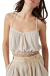 Free People Faded Love Crop Camisole In Tea