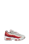 Nike Kids' Air Max 95 Recraft Gs Sneaker In Photon Dust/dark Pony/picante Red/white
