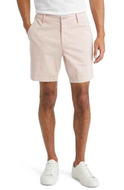 Ag Cipher Chino Shorts In Vinte Pink