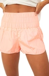 Fp Movement The Way Home Shorts In Neon Coral