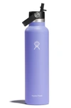 Hydro Flask 24-ounce Water Bottle With Straw Lid In Lupine