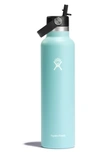 Hydro Flask 24-ounce Water Bottle With Straw Lid In Dew