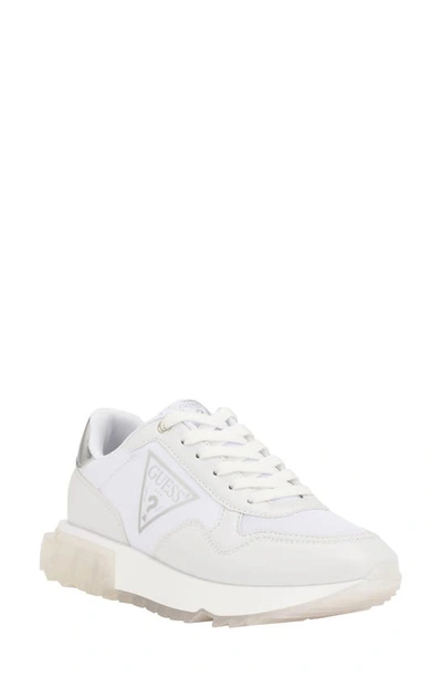 Guess Melany Retro Sneaker In White