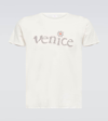 Erl Unisex Venice Tshirt Knit In White