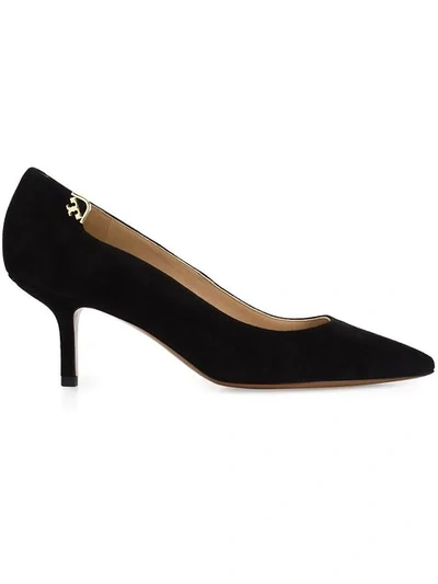 Tory Burch Kitten Heel Pumps In Black