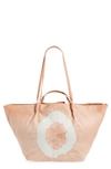 Allsaints Hannah Tie Dye Tote In Soft Pink