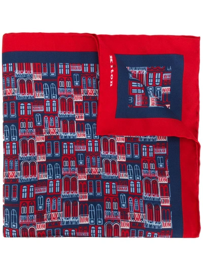 Kiton Windows Print Scarf