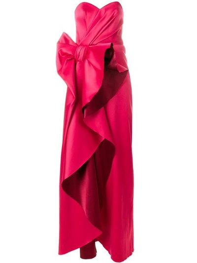 Viktor & Rolf Bonbon Couture Column Gown In Pink