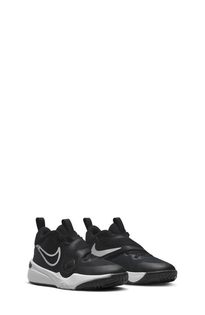 Nike Babies' Team Hustle D 11 Big Kids' Basketball Shoes In Black