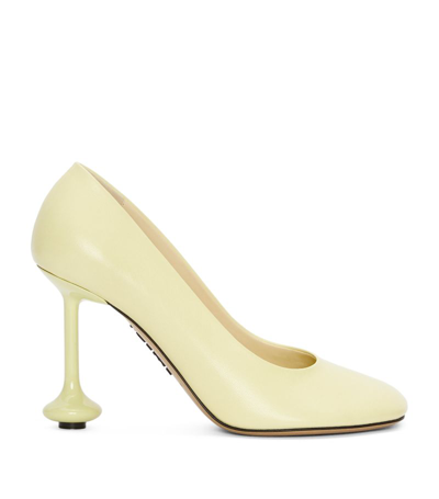 Loewe Toy 90mm Sculpted-heel Pumps In White