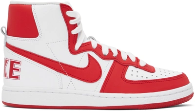 Comme Des Garçons Homme Deux Comme Des Garçons Homme Plus Comme Des Garçons Homme Plus X Nike 'terminator' Trainer In Red