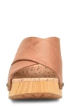 Kork-ease Tatum Slide Sandal In Brown Leather