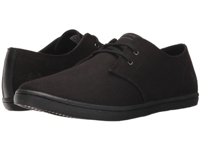 Fred Perry Byron Low Twill In Black/black | ModeSens
