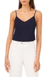 Halogen V-neck Woven Camisole In Classic Navy