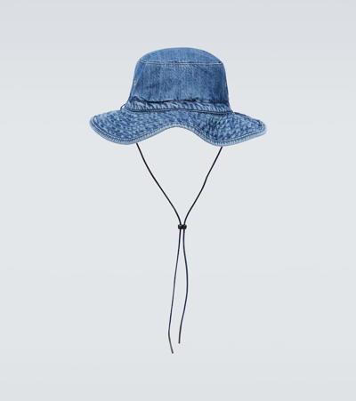 Our Legacy Space Denim Bucket Hat In Blue