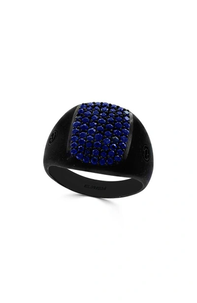 Effy Sterling Silver & Sapphire Ring In Blue