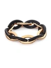 Vhernier Women's Doppio Senso 18k Rose Gold & Ebony Wood Marquis Chain Bracelet In Rose Gold/black