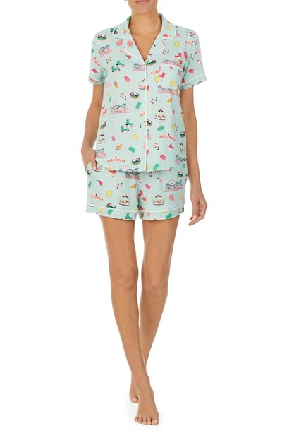 Kate Spade Women's 2-piece Ice Cream Short Pajama Set In Boardwalk
