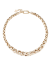 Lauren Rubinski Women's 14k Yellow Gold Small Wheat Chain Necklace