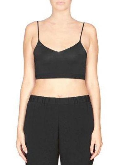 Dries Van Noten Knit Bra Top In Black