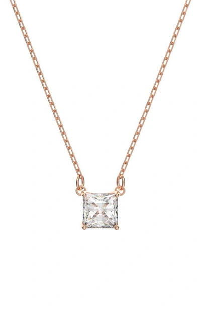 Swarovski Attract Crystal Pendant Necklace In White