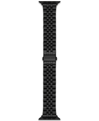 Michael Kors Unisex Black Stainless Steel Band For Apple Watch, 38mm, 40mm, 41mm And 42mm, 44mm, 45mm, 49mm In Neutral