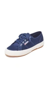 Superga 2750 Satin Classic Sneakers In Navy