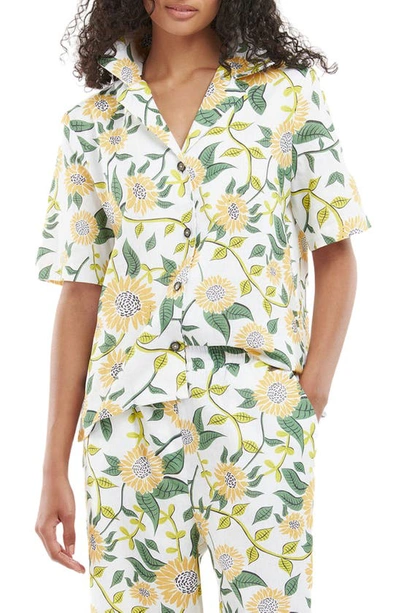 Barbour Women's Bloomfield Sunflower Print Shirt In Multi Sunflower
