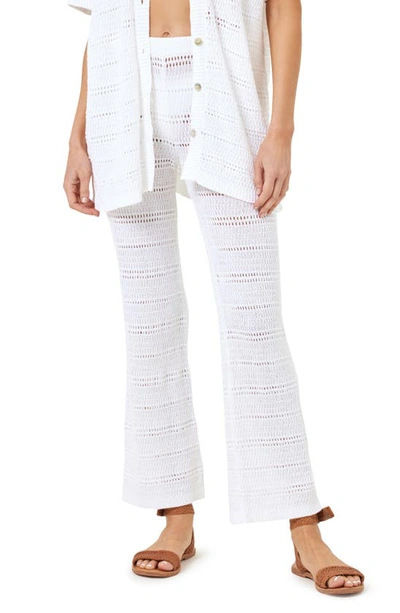 L*space Women's Marbella Crocheted Cover-up Trousers In White